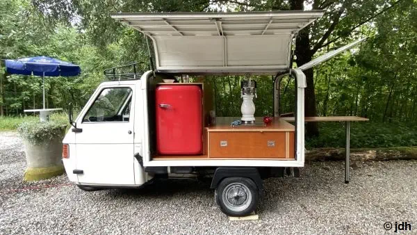Piaggo als Biermobil
