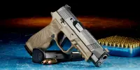 Pistolet avec munitions